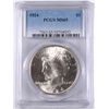 Image 1 : 1924 PEACE SILVER DOLLAR, PCGS MS-65