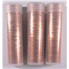 Image 1 : LOT OF ( 3 ) ORIGINAL ROLLS OF 1950-D LINCOLN CENTS  ( 150 ) COINS!