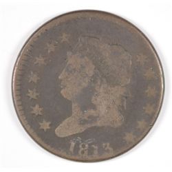 1813 LARGE CENT GOOD (OFF CENTER)