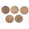 Image 2 : (5) 1859 INDIAN HEAD CENTS