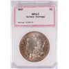 Image 1 : 1887 MORGAN DOLLAR PCI MS-63