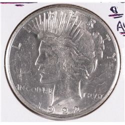 1922-S PEACE DOLLAR AU