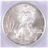 Image 2 : 2001 SILVER AMERICAN EAGLE (WORLD TRADE CENTER GROUND RECOVERY) PCGS MS-69