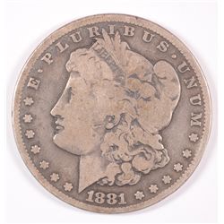 1881-CC MORGAN DOLLAR VG