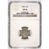 Image 1 : 1868 THREE CENT NICKEL NGC AU-58