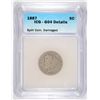 Image 1 : 1887 V-NICKEL ICG GOOD-4 DETAILS