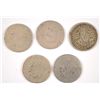 Image 2 : (5) 1890 V-NICKELS