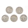 Image 2 : (5) 1918-D BUFFALO NICKELS