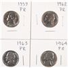 Image 1 : (4) PROOF JEFFERSON NICKELS (59, 62, 63, 64)