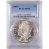 Image 1 : 1880-S MORGAN SILVER DOLLAR, PCGS MS-66!