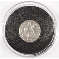 1874 SEATED DIME AU-53