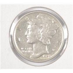 1928-D MERCURY DIME AU