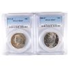 Image 1 : 1971-D & 2002-P KENNEDY HALF DOLLARS PCGS MS-65/67