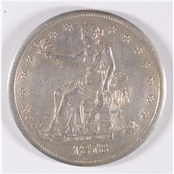 1878-S TRADE DOLLAR MADE INTO AN "OPIUM DOLLAR"  (USED TO HIDE OPIUM IN) RARE!!!