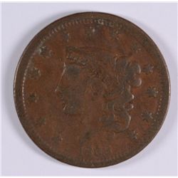 1838 LARGE CENT F/VF