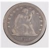 Image 1 : 1877-CC SEATED QUARTER VG/F
