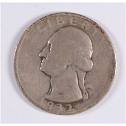 1932-S WASHINGTON QUARTER GOOD