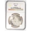 Image 1 : 1884-CC MORGAN DOLLAR NGC MS-63