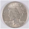 Image 1 : 1924-S PEACE SILVER DOLLAR, AU-58 WHITE