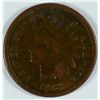 Image 2 : INDIAN CENTS:1864 BRONZE-G, 1865-G, 1866-VG some corrosion, 1867 & 68 FINE dark