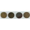 Image 2 : ( 4 ) 1859 INDIAN HEAD CENTS, VARYING GRADES