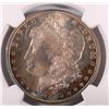 Image 2 : 1885 MORGAN SILVER DOLLAR, MS-66+ SUPER OBVERSE RAINBOW COLORS SOME ON REVERSE