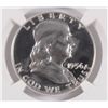 Image 2 : 1956 TYPE-2 FRANKLIN HALF DOLLAR, NGC PROOF-67 CAMEO