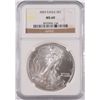Image 1 : 2003 AMERICAN SILVER EAGLE, NGC MS-69!