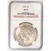 Image 1 : 1935 PEACE DOLLAR NGC MS-62
