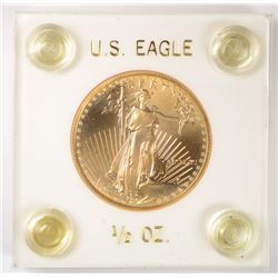 1990 $25 GOLD AMERICAN EAGLE GEM BU (RARE)