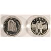 Image 1 : 1992 WHITE HOUSE BOX/COA & 2004 LEWIS AND CLARK BOX COMMEMORATIVE SILVER DOLLARS