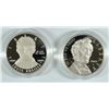 Image 1 : 2009 BRAILLE AND LINCOLN PROOF COMMEMORATIVE SILVER DOLLARS