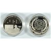 Image 2 : 2009 BRAILLE AND LINCOLN PROOF COMMEMORATIVE SILVER DOLLARS