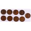Image 1 : LOT OF ( 9 ) KEY & SEMI-KEY LINCOLN CENTS  ALL CIRCULATED WITH SPOTS: