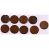 Image 2 : LOT OF ( 9 ) KEY & SEMI-KEY LINCOLN CENTS  ALL CIRCULATED WITH SPOTS: