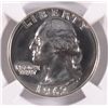 Image 2 : 1962 WASHINGTON QUARTER, NGC PROOF-68
