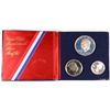 Image 2 : 1976 BICENTENNIAL 3 PIECE 40% SILVER  PROOF $ UNCIRCULATED SETS IN ORIG. PACKAGE