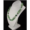 Image 1 : Fashion Jewelry Emerald Jade Chip Beads Necklace