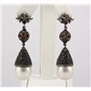 Image 1 : Victorian Vintage Mother of Pearl Dangling Earring