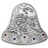 Image 1 : Niue 2013 1 oz Silver $2 Christmas Bell with Swarovski