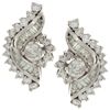Image 1 : 14K White Gold 5.31ctw Diamond Earrings