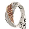 Image 1 : 18K 2Tone Gold 0.80ctw Diamond Ring