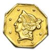 Image 1 : 1853 BG-519 Liberty Octagonal One Dollar Gold XF - Rim