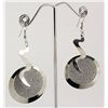 Image 2 : Fashion White Gold Plated Hook Dangle Earring