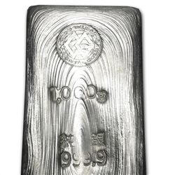 1 kilo Oriental Gold Silver Bar .9999 Fine (32.15 oz)