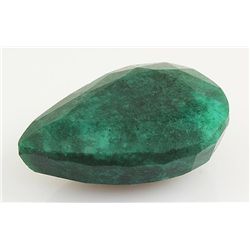 Emerald 128.74ctw Loose Gemstone 41x27x17mm Pear Cut