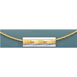 OMEGA NECKLACES 1.2mm 17in. 5.7 grs 14kt Y Gold