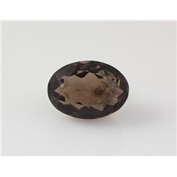 Smoky Topaz Loose Gemstone Oval Cut 33.66 ct