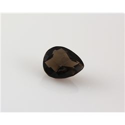 Smoky Topaz Loose Gemstone Pear Cut 18.71 ct