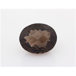 Smoky Topaz Loose Gemstone Oval Cut 38.10 ct